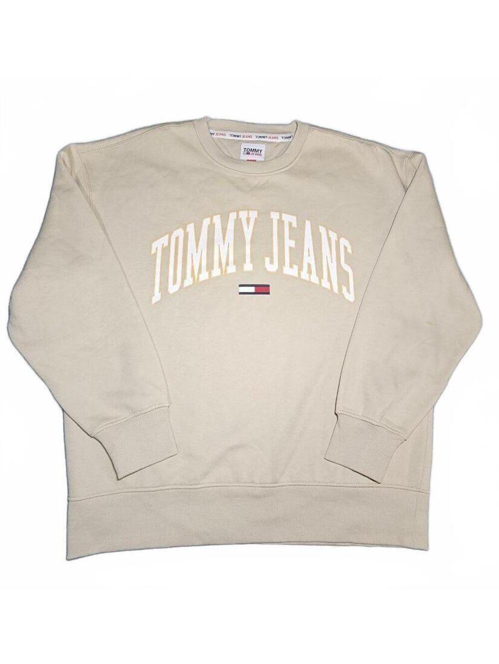 Tommy Jeans Beige Crewneck Sweatshirt Size M